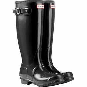 Tall Black Hunter Boots